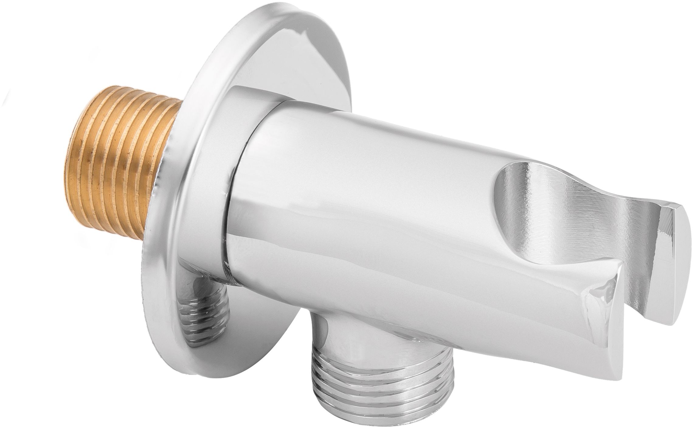 Invena Samba Plus prese d'acqua con supporto doccetta cromo SC-P1-002