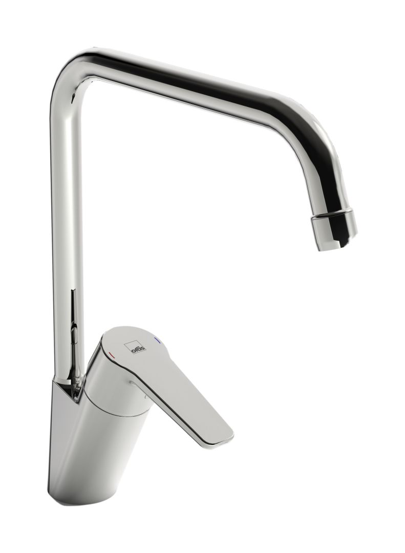 Oras Saga rubinetto da cucina verticale cromo 3933F