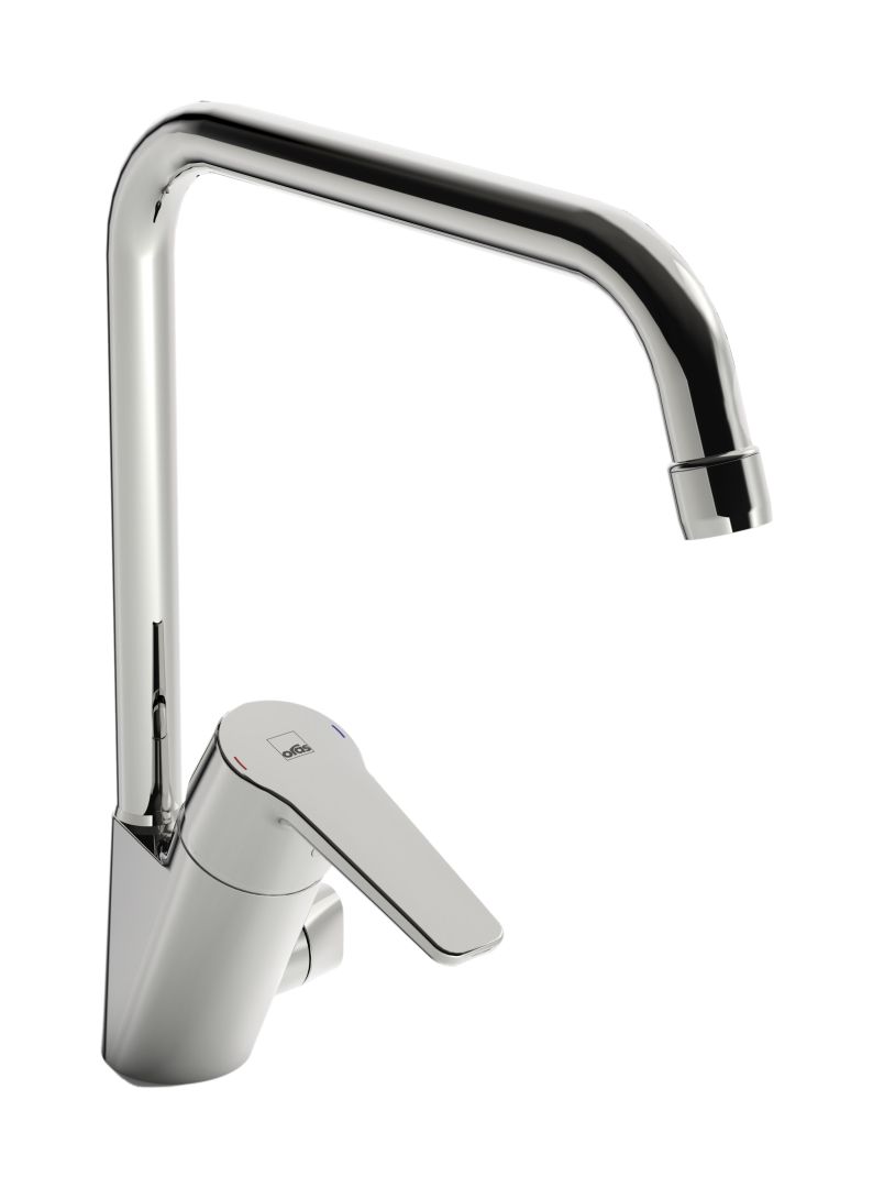 Oras Saga rubinetto da cucina verticale cromo 3934F