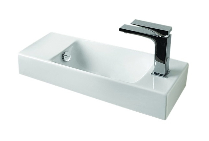 Art Ceram Brick lavabo 54x20 cm rettangolare a parete bianco LML00201;00