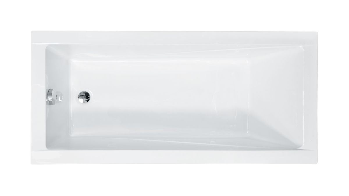 Besco Modern vasca da bagno rettangolare 130x70 cm bianco #WAM-130-MO