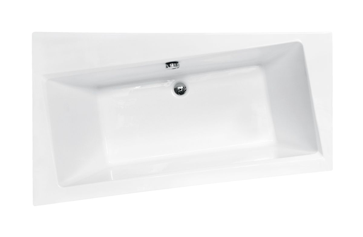 Besco Infinity vasca da bagno angolare 150x90 cm sinistra bianco #WAI-150-NL