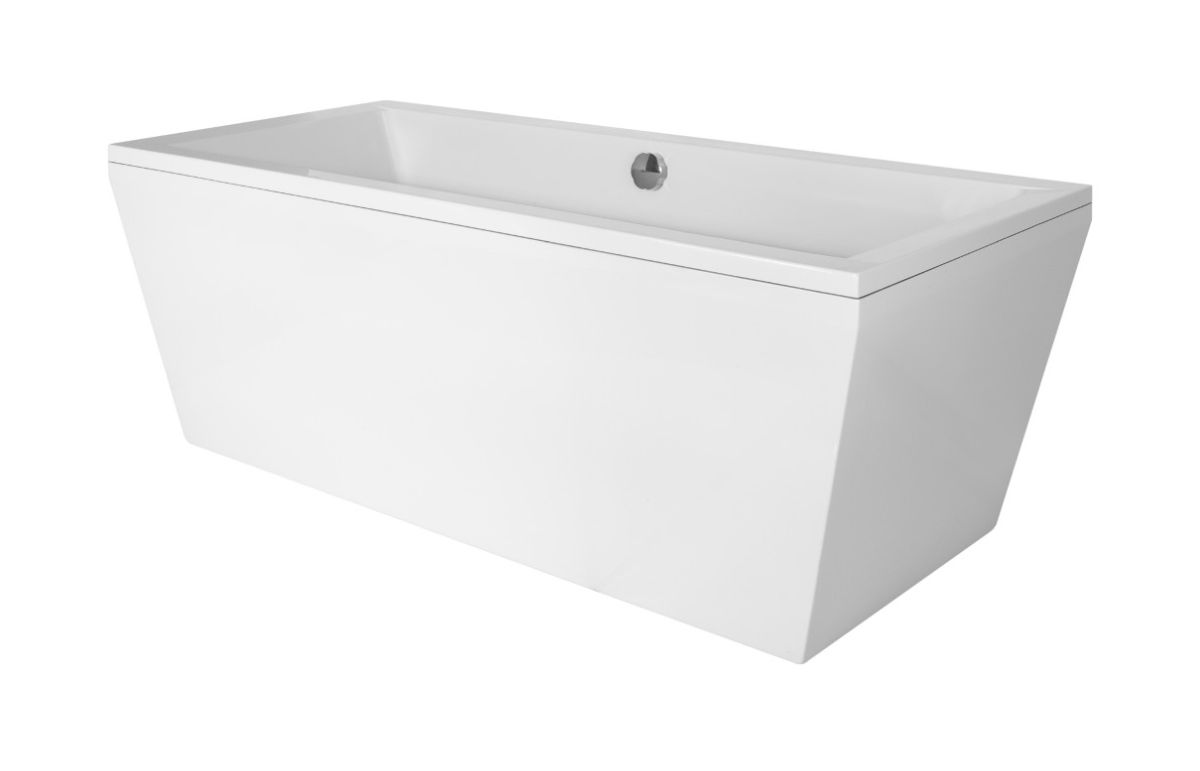 Besco Vera vasca da bagno freestanding 180x80 cm rettangolare bianco #WKV-180-WO