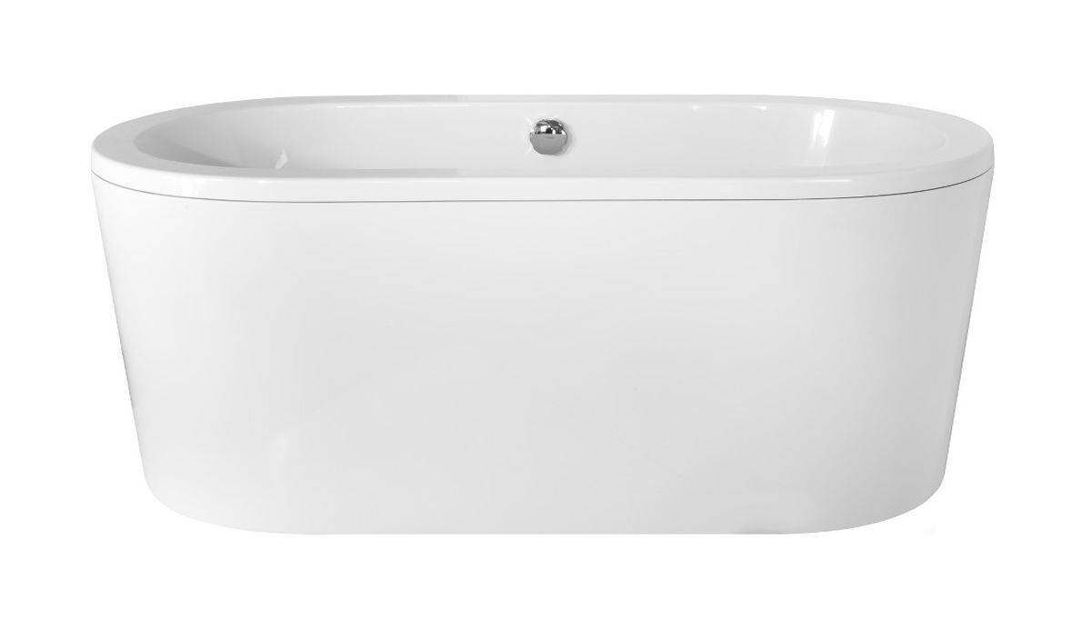 Besco Victoria vasca da bagno freestanding 160x75 cm ovale bianco #WKV-160-WO