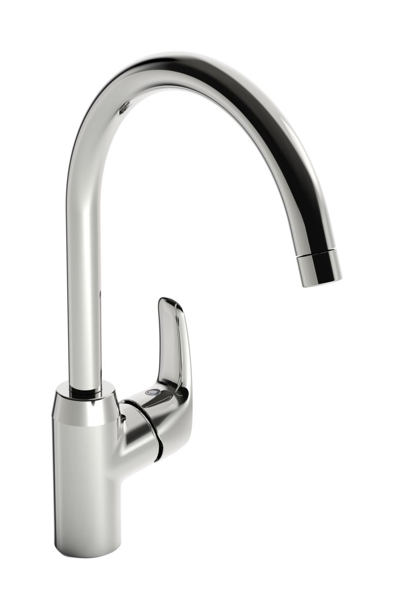 Oras Safira rubinetto da cucina verticale cromo 1028F