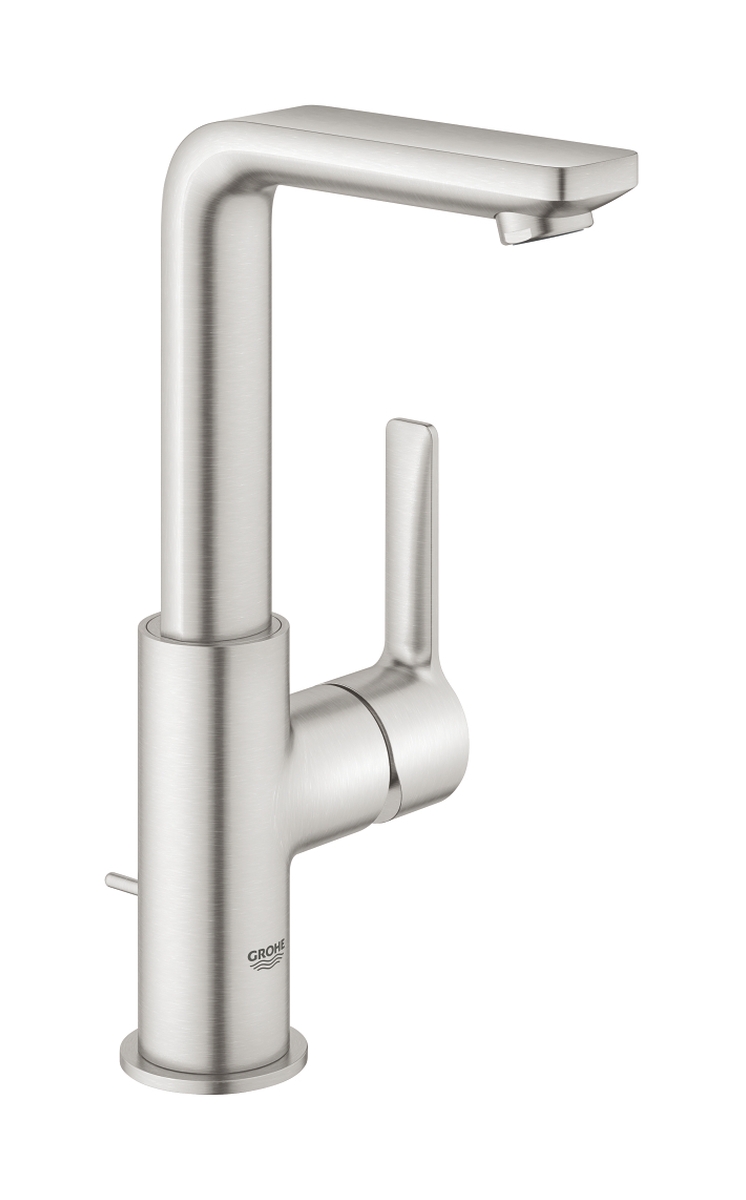 Grohe Lineare rubinetto per lavabo verticale SuperSteel 23296DC1