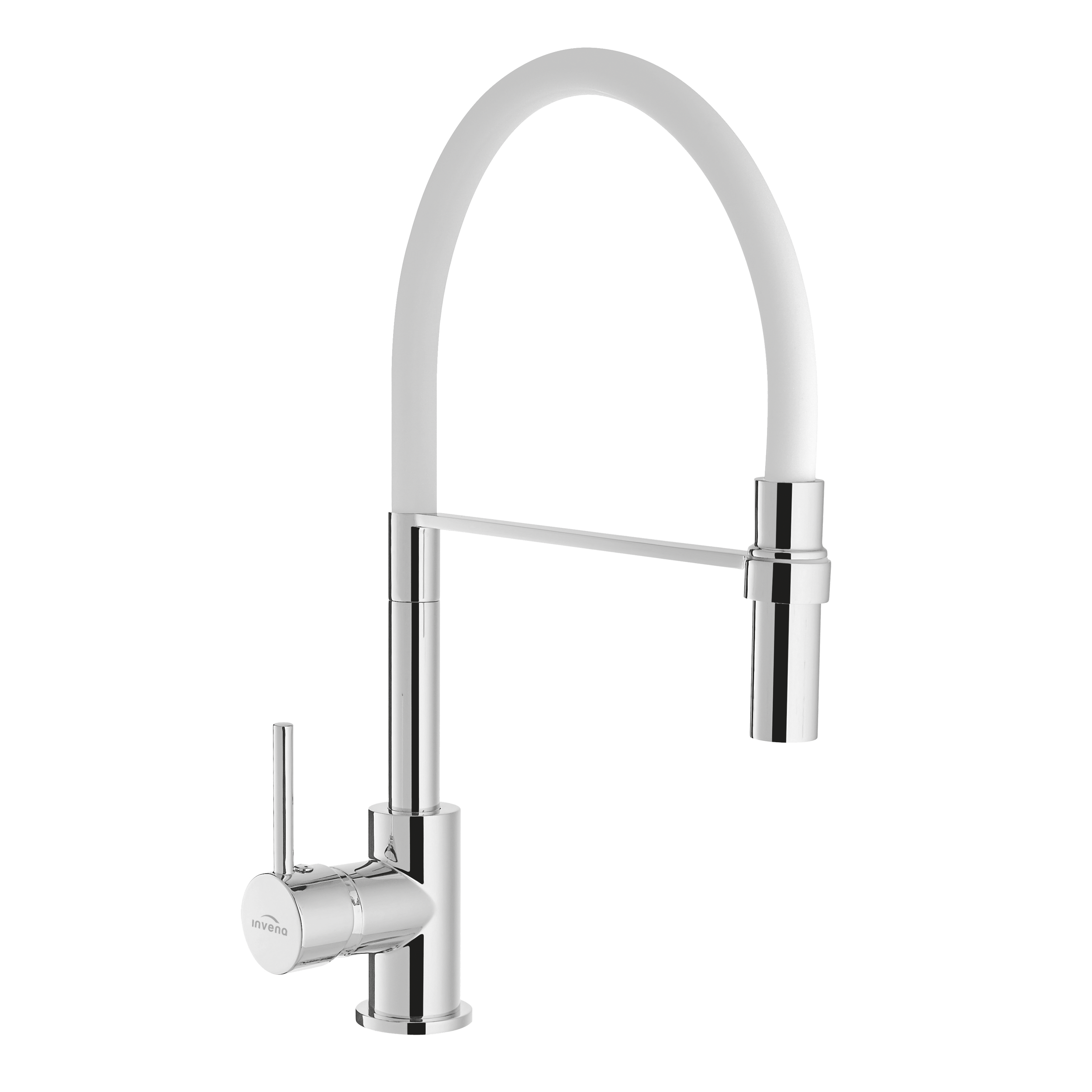 Invena Kameleon rubinetto da cucina verticale bianco BZ-29-L02