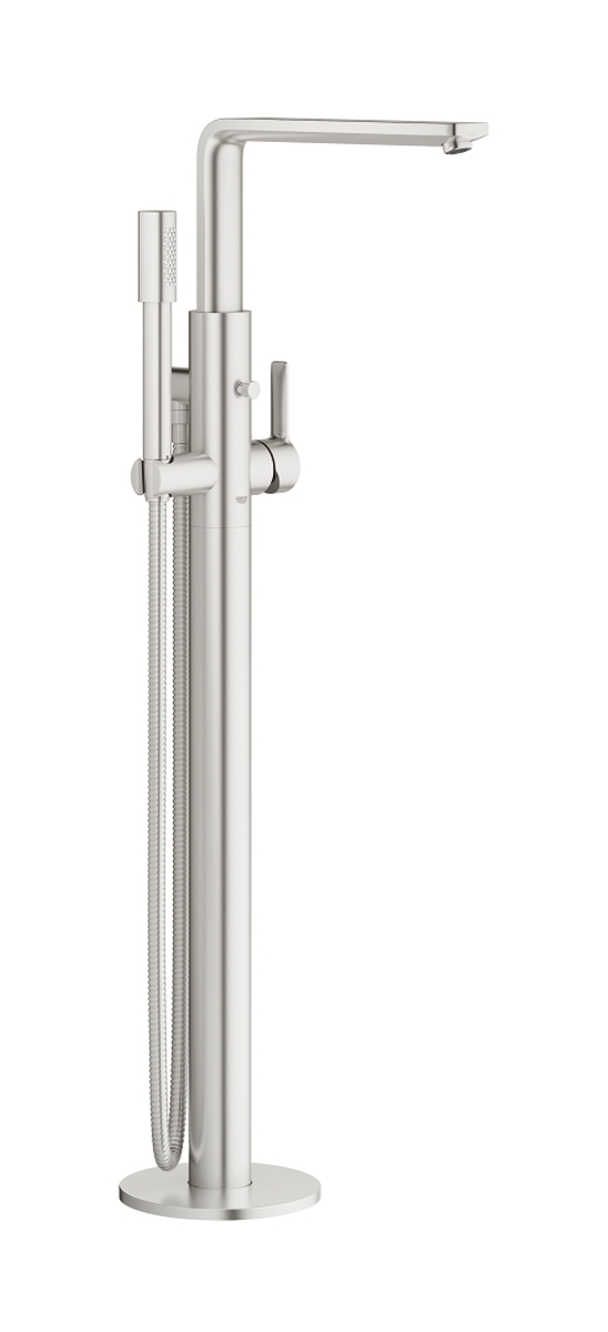 Grohe Lineare rubinetto per vasca e doccia a terra SuperSteel 23792DC1