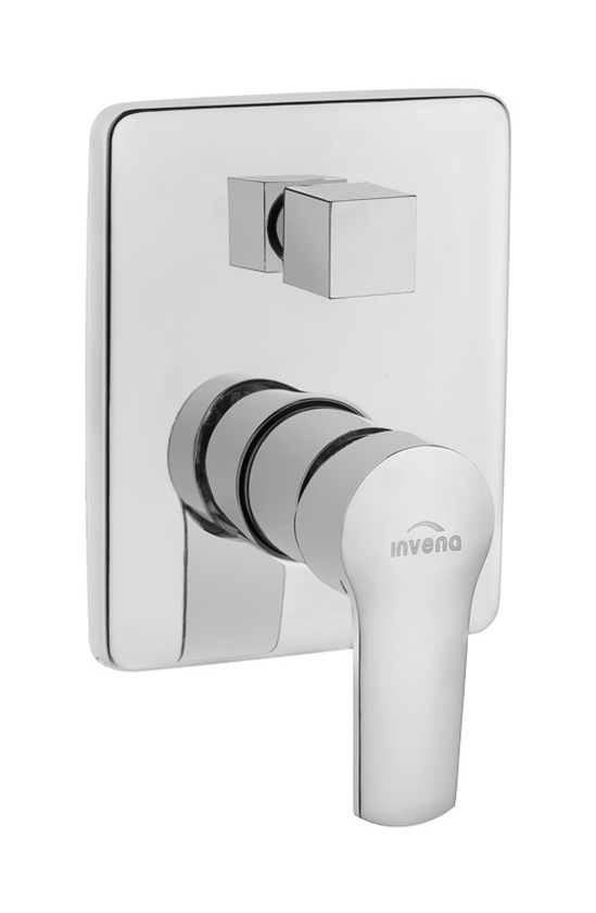 Invena Verso rubinetto per vasca e doccia da incasso cromo BP-82-0K2