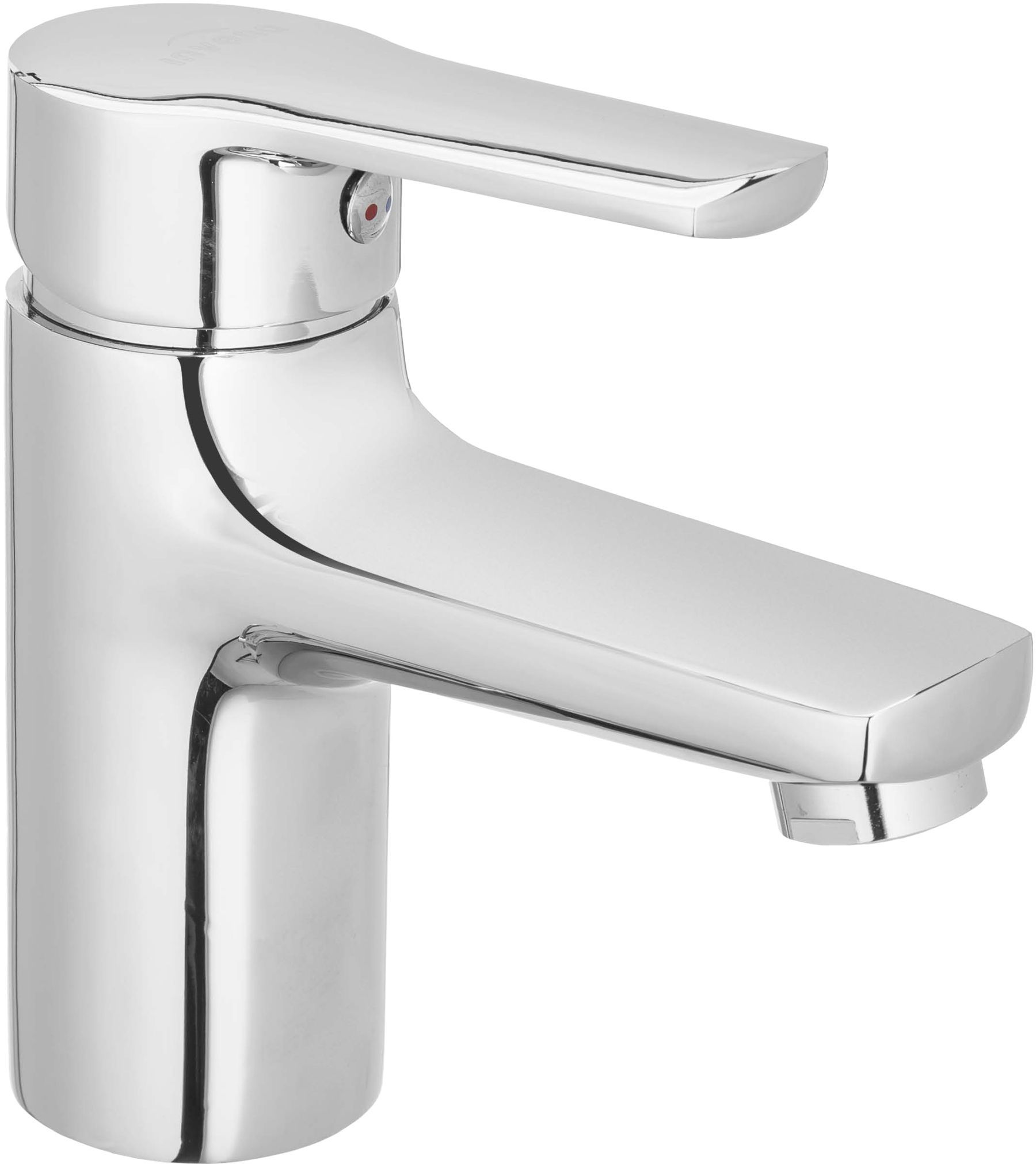 Invena Verso rubinetto per lavabo verticale cromo BU-82-001