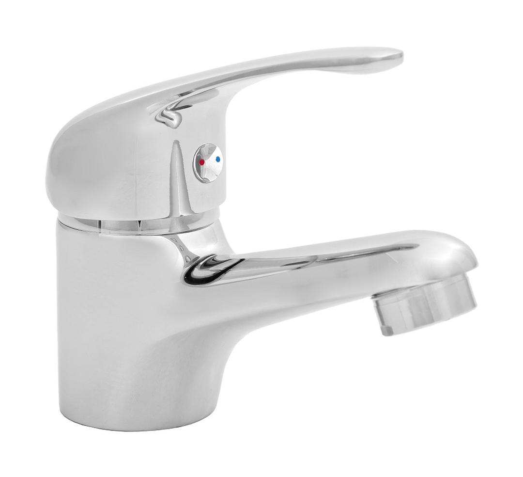 Invena Mitris rubinetto per lavabo verticale cromo BU-79-001