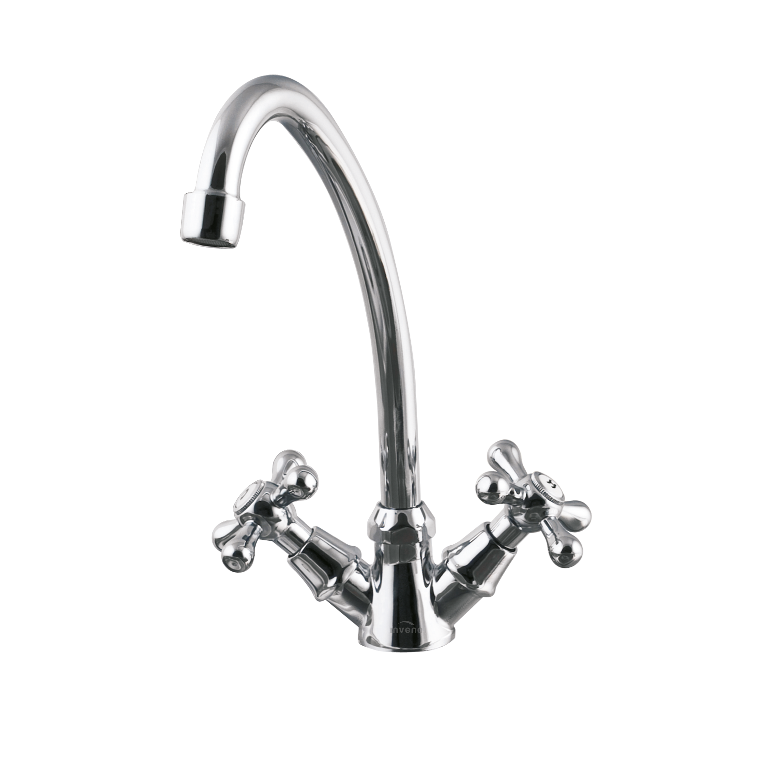 Invena Roma rubinetto da cucina verticale cromo BZ-21-00S
