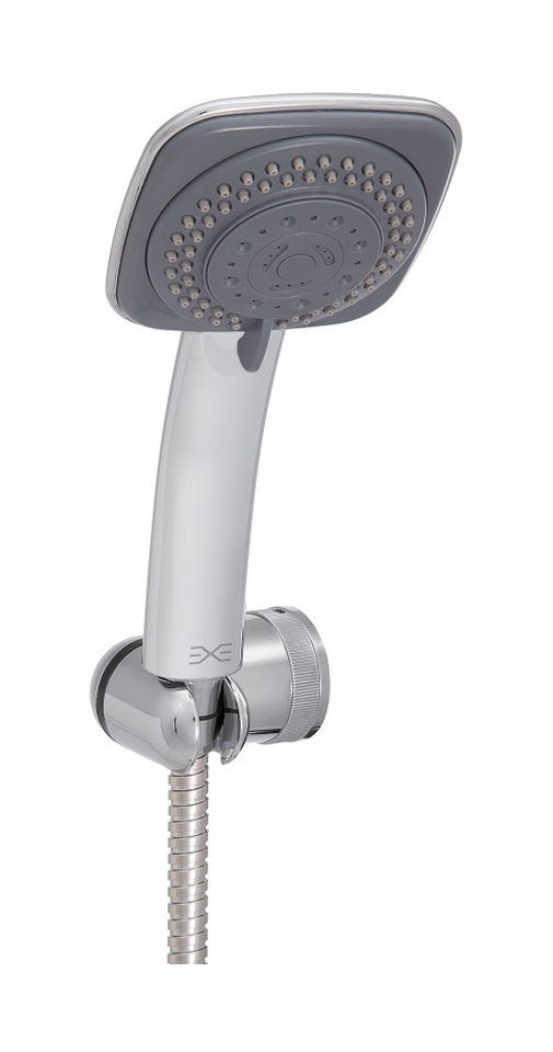 Invena Alize Exe set doccia a parete cromo-grafite AU-81-M01