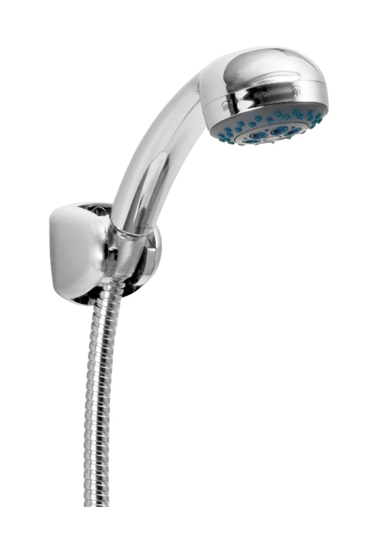 Invena Klio set doccia a parete cromo AU-20-M01