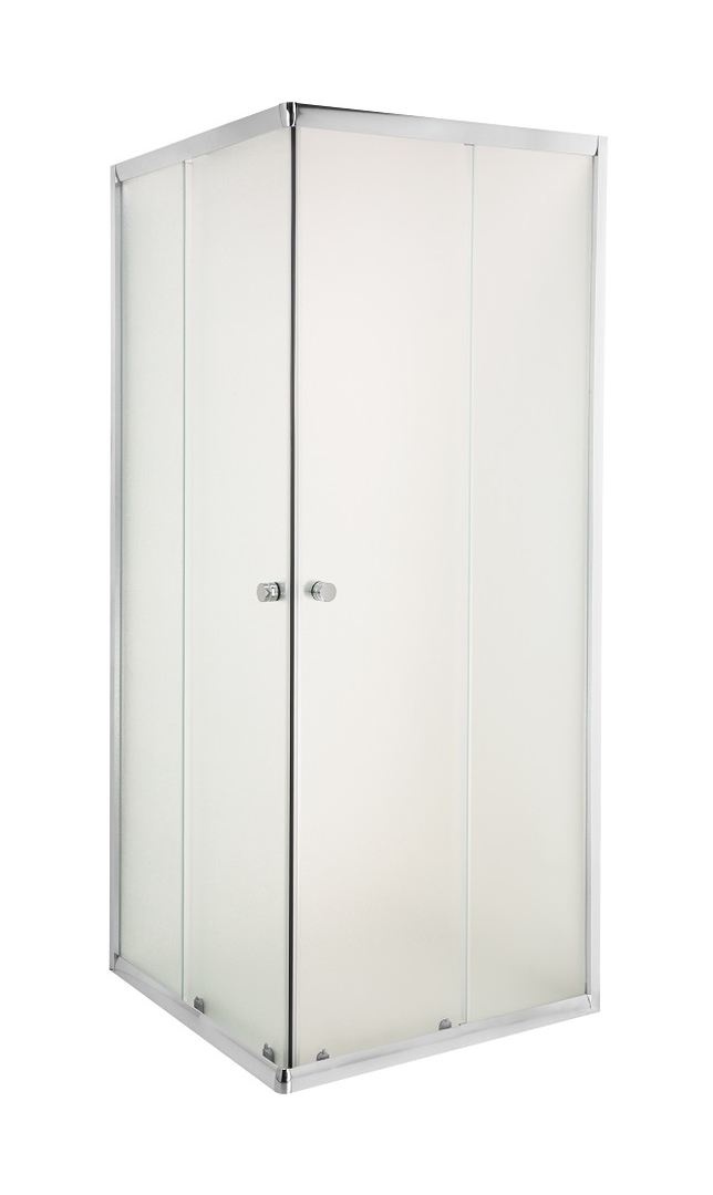 Invena Parla box doccia 80x80 cm quadrato cromo lucida/vetro opaco AK-48-181