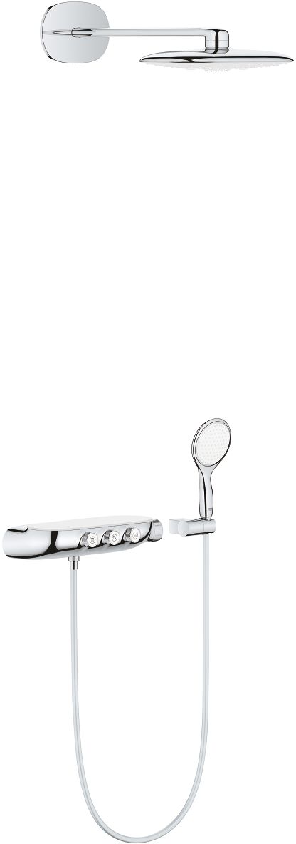 Grohe Rainshower set doccia da incasso con termostato con soffione StarLight Chrome 26443LS0