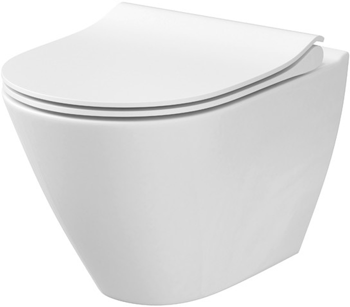 Cersanit City vaso wc sospeso senza brida bianco K35-025