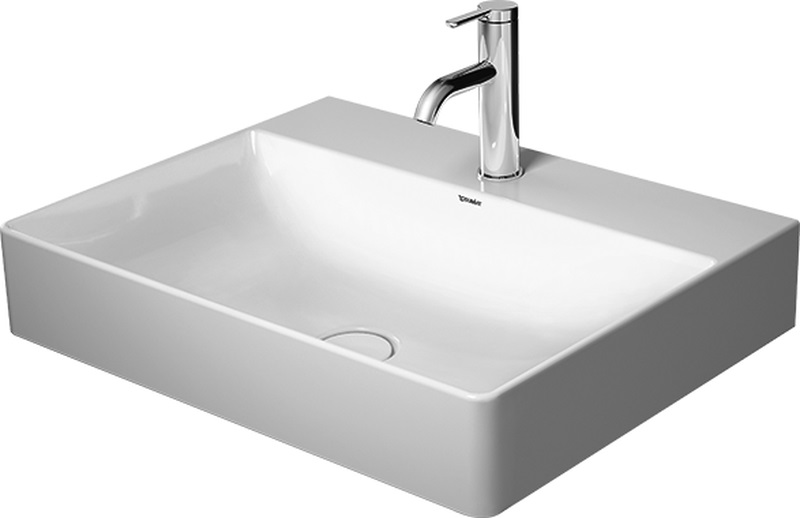 Duravit DuraSquare lavabo 60x47 cm rettangolare da mobile bianco 2353600041