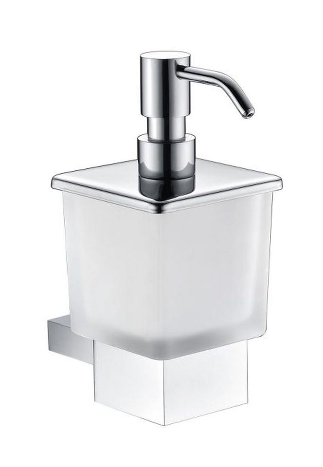 Stella Oslo dispenser di sapone liquido 190 ml cromo-vetro 02.423