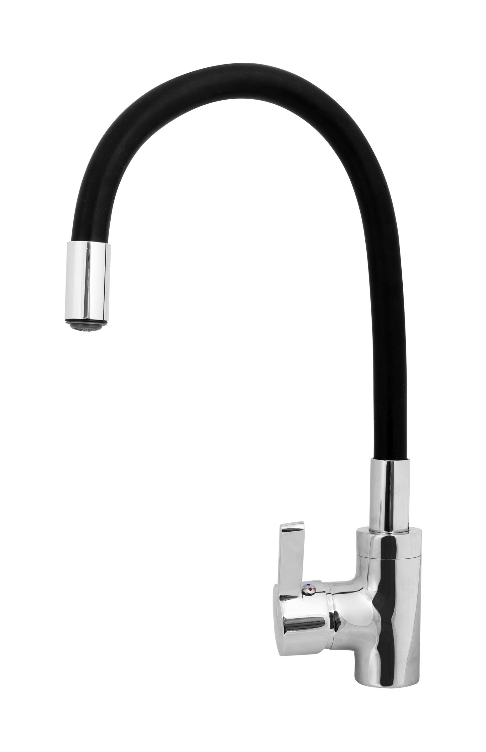 Pyramis Flessi rubinetto da cucina verticale nero 090919638