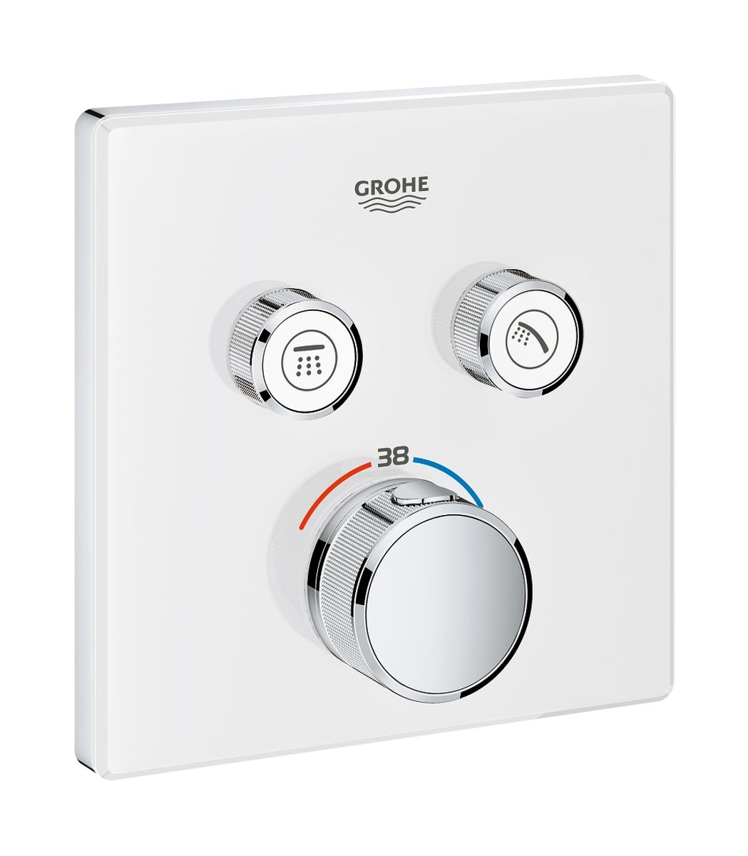 Grohe Grohtherm SmartControl rubinetto per vasca e doccia da incasso con termostato bianco 29156LS0