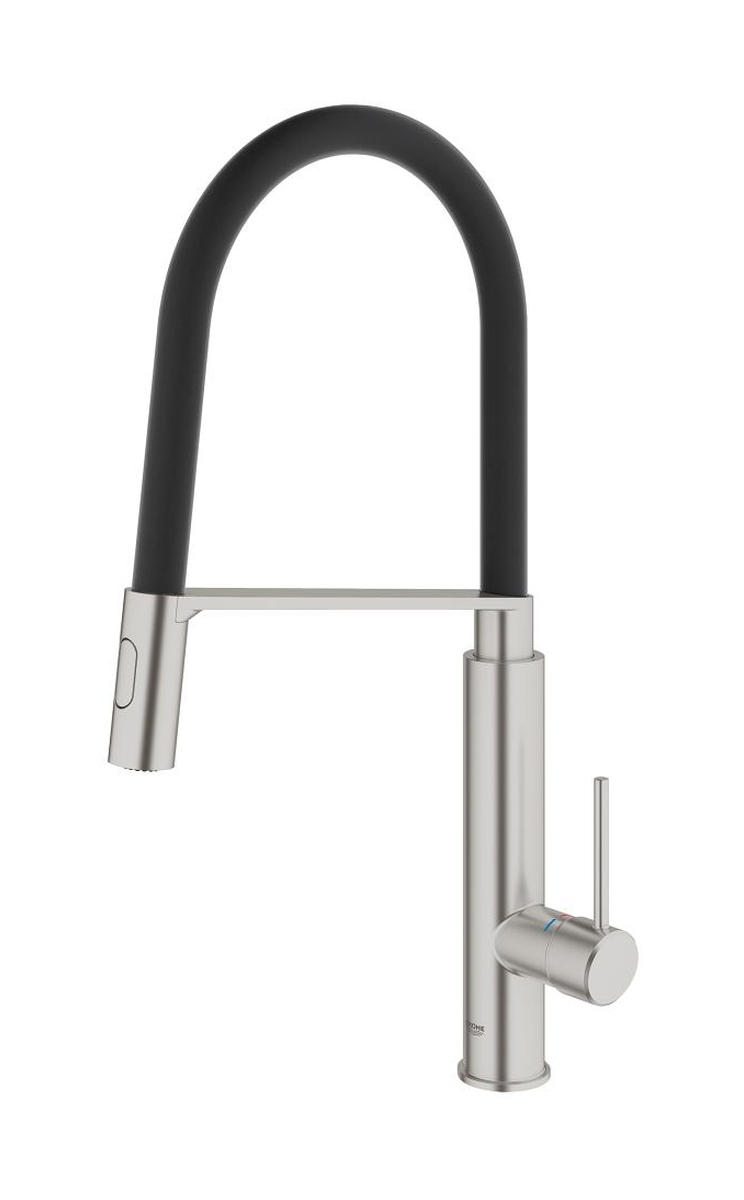 Grohe Concetto rubinetto da cucina verticale SuperSteel 31491DC0