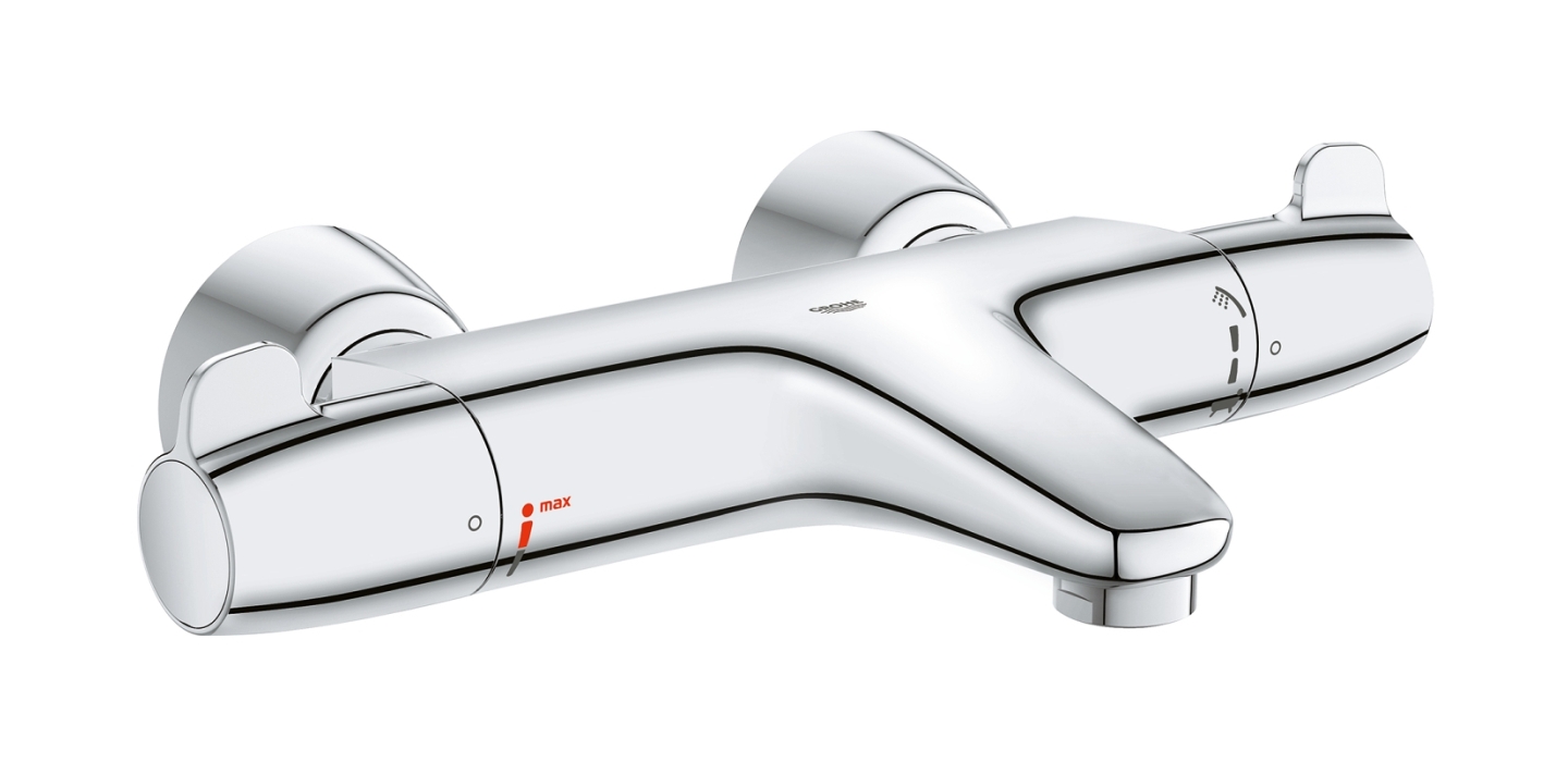 Grohe Grohtherm Special rubinetto per vasca e doccia a parete con termostato StarLight Chrome 34665000