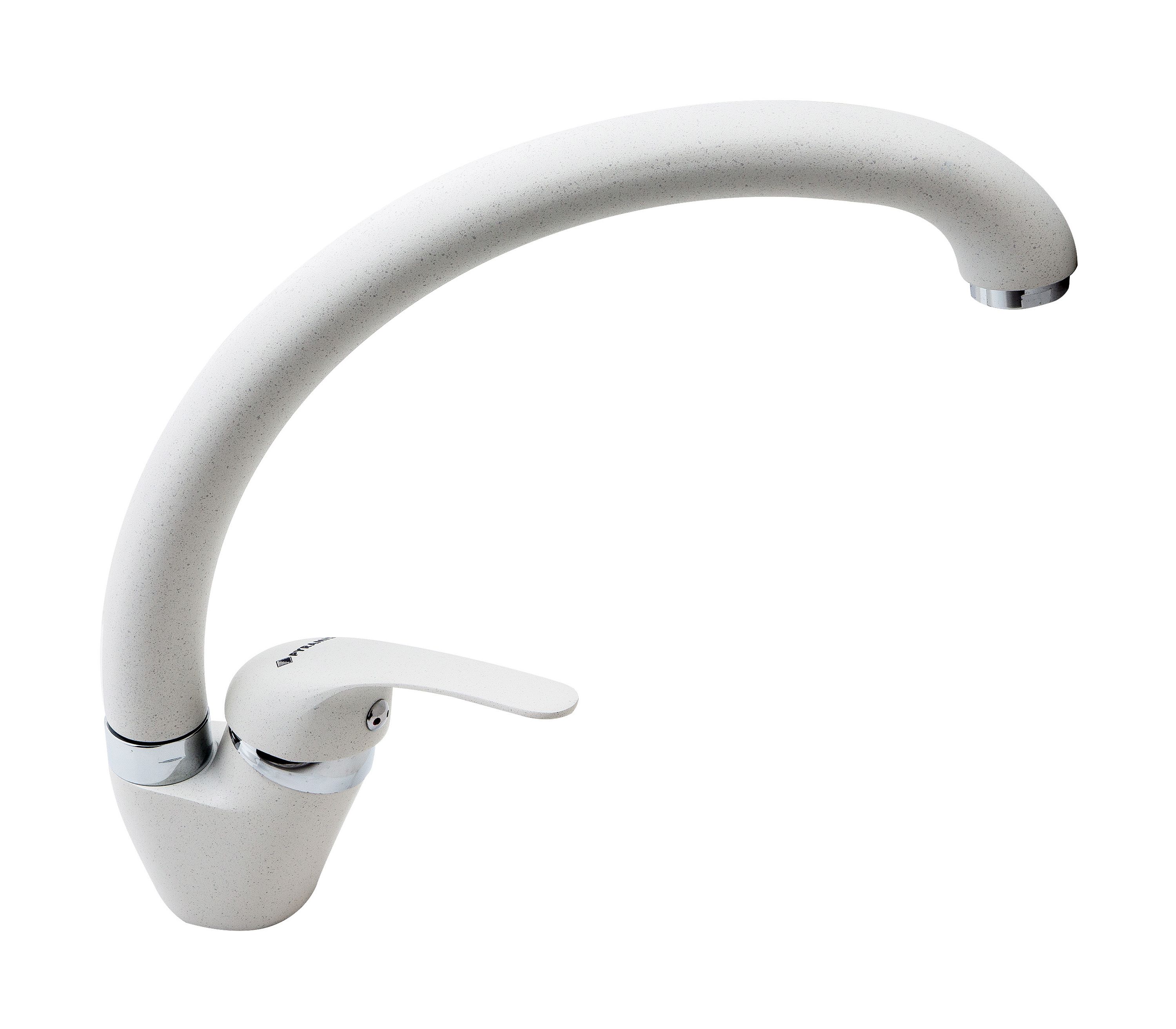 Pyramis Ossia rubinetto da cucina verticale bianco 090919001