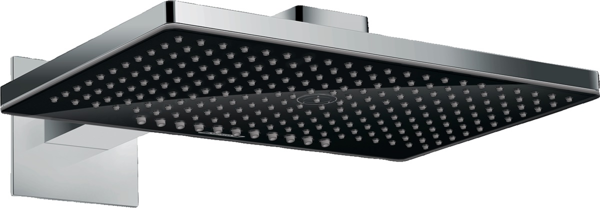 Hansgrohe Rainmaker Select soffione doccia 46.6x30 cm rettangolare cromo-nero 24005600