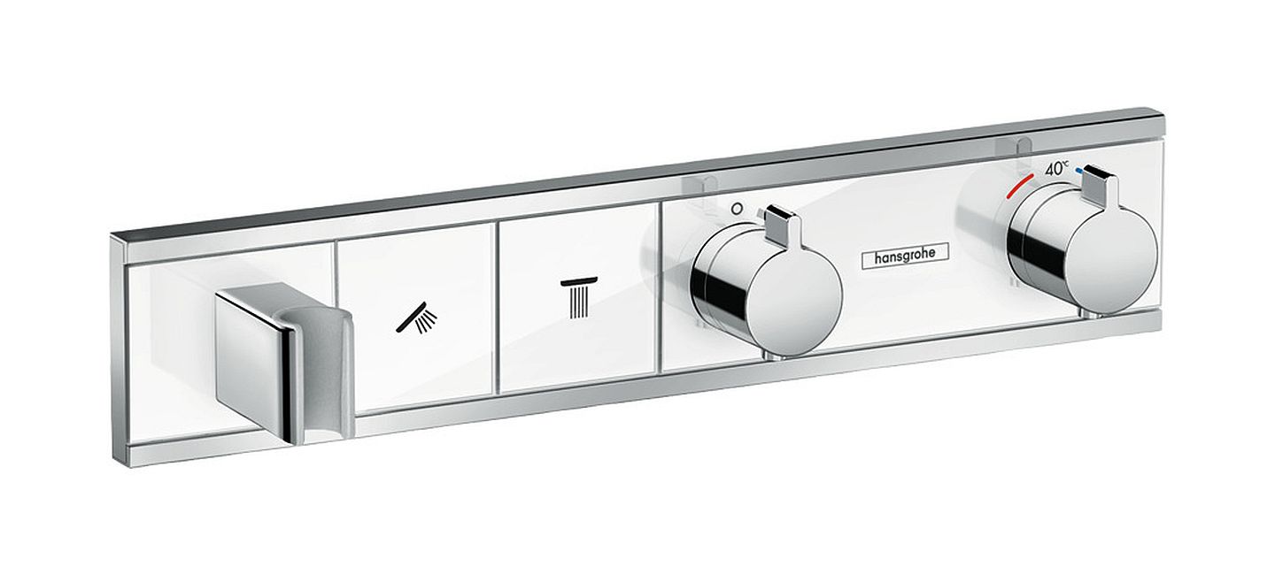 Hansgrohe RainSelect rubinetto per vasca e doccia da incasso con termostato cromo-bianco 15355400