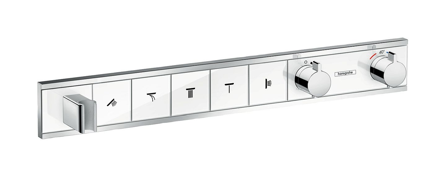 Hansgrohe RainSelect rubinetto per vasca e doccia da incasso con termostato cromo-bianco 15358400