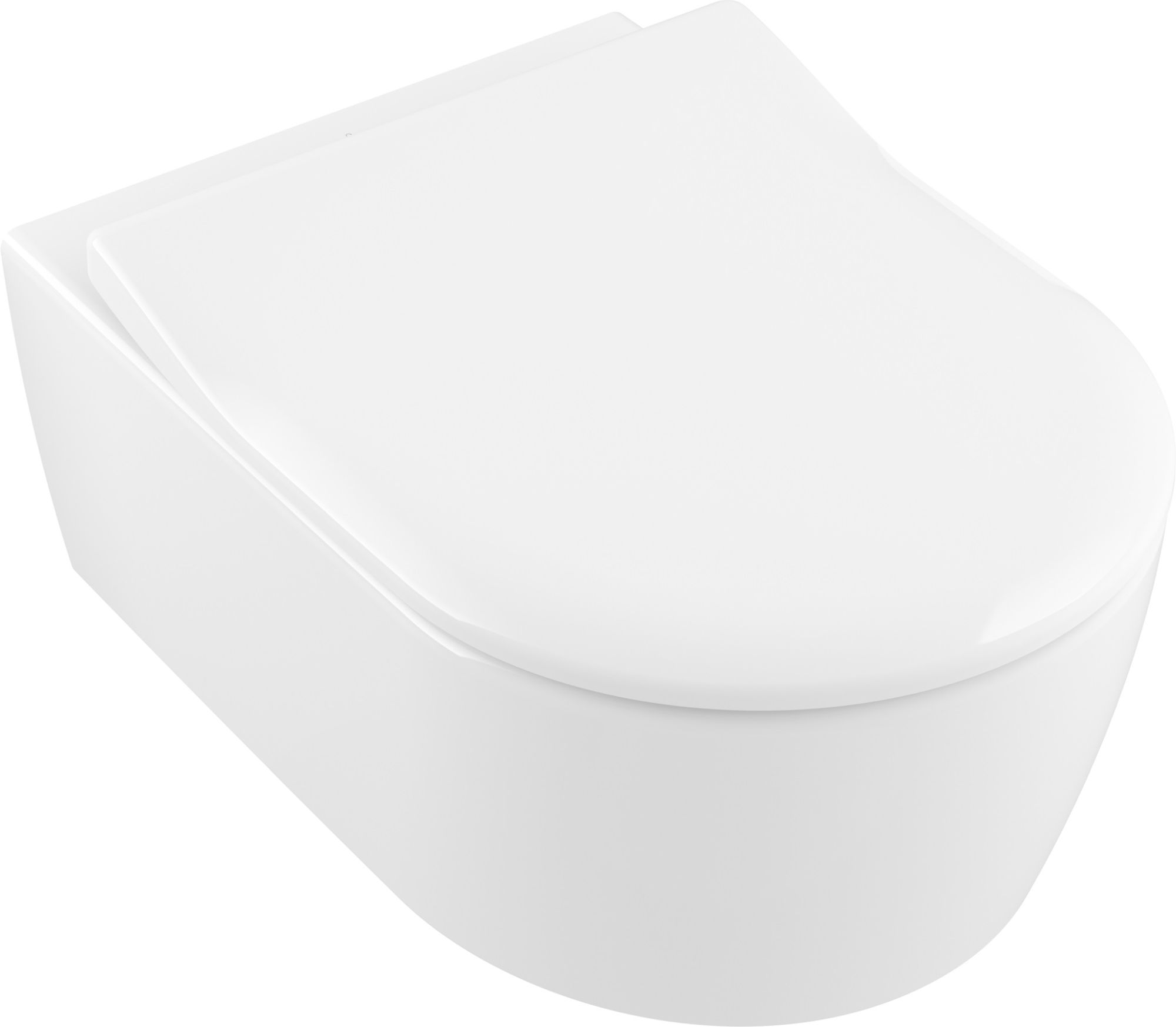 Villeroy & Boch Avento combi-pack set con copriwater sospeso senza brida bianco 5656RS01