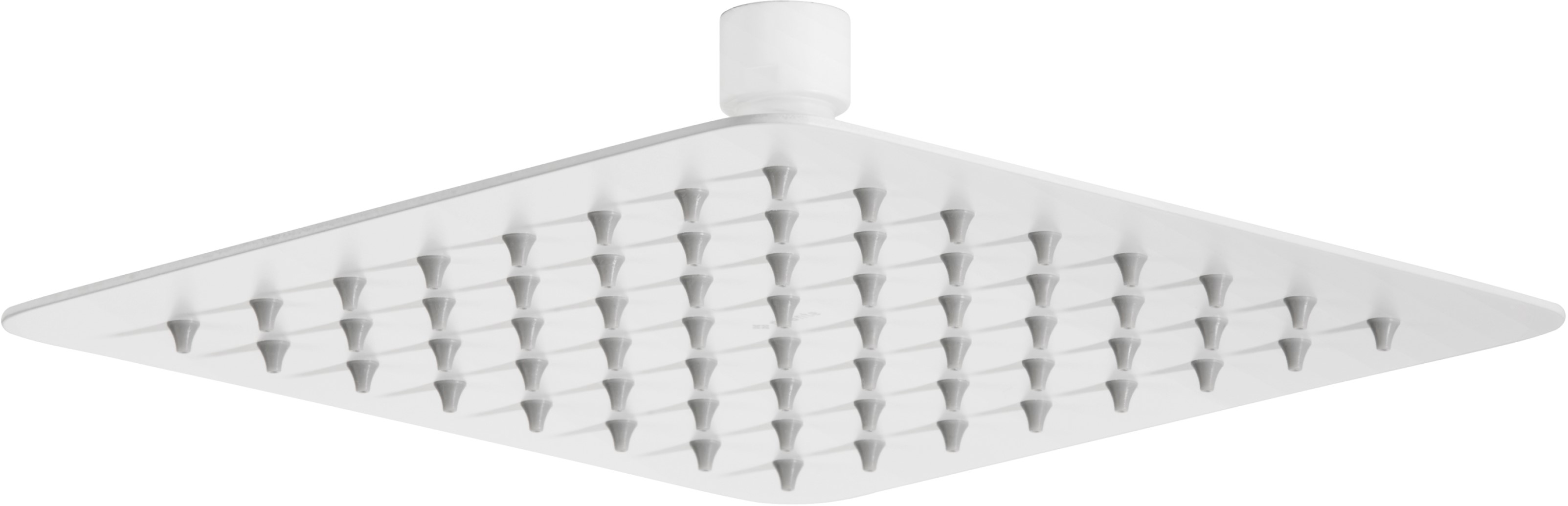 Deante Floks soffione doccia 20x20 cm quadrata bianco NAC_605K