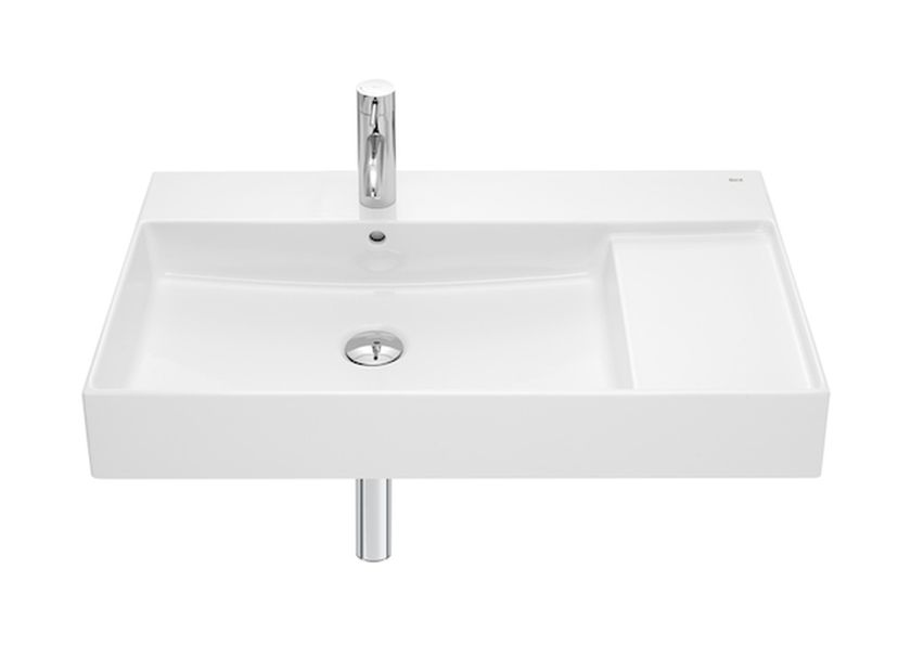 Roca Inspira lavabo 80x49 cm rettangolare a parete bianco A32752B000