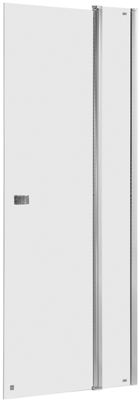 Roca Capital porta doccia 90 cm a battente cromo lucida/vetro trasparente AM4609012M