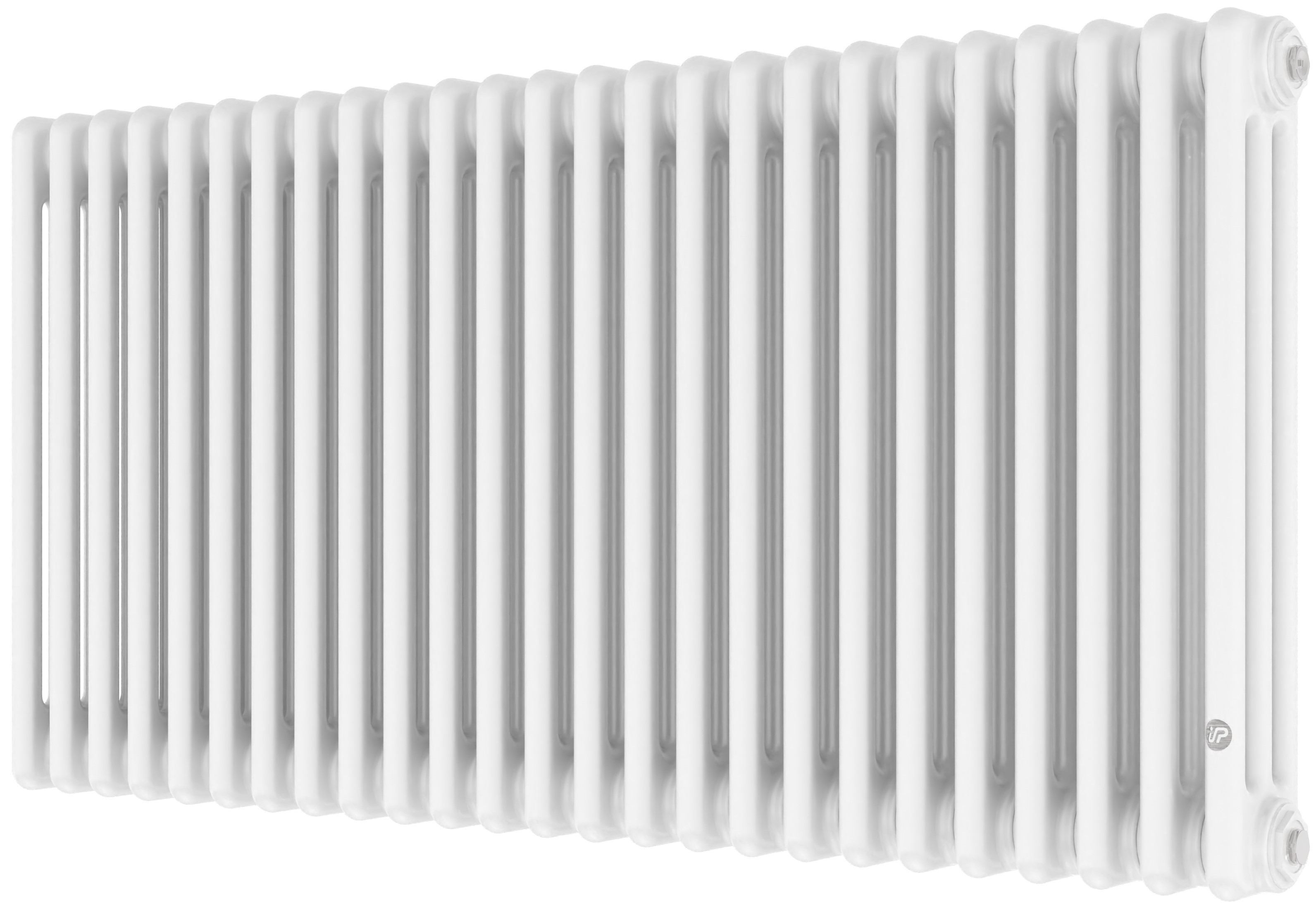 Instal Projekt Tubus 3 radiatore per ambienti 57x114.5 cm podłączenie inferiore bianco TUB3-050/25V