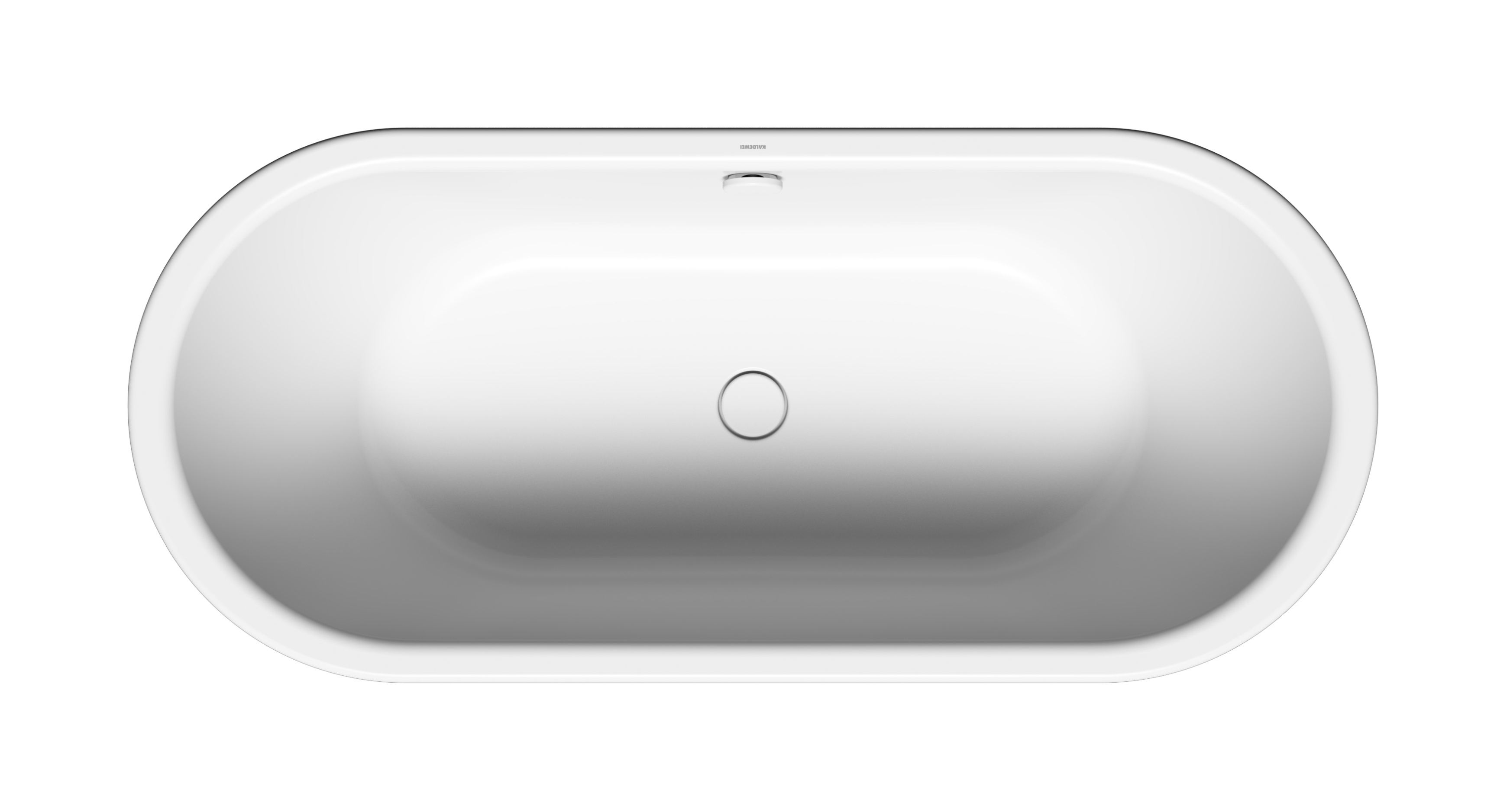 Kaldewei Meisterstück Classic Duo Oval vasca da bagno freestanding 170x75 cm ovale bianco 200140403001