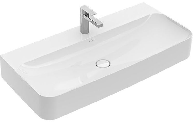 Villeroy & Boch Finion lavabo 100x47 cm rettangolare a parete-da mobile bianco 41681HR1