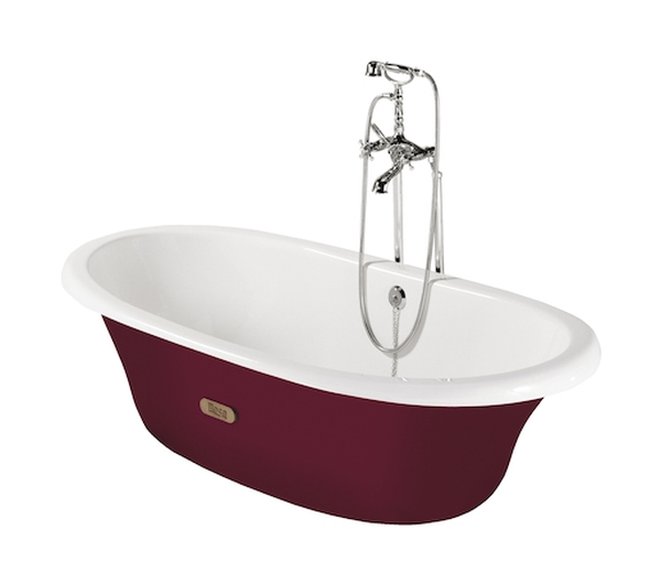Roca Newcast vasca da bagno freestanding 170x85 cm ovale bicolore A233650003