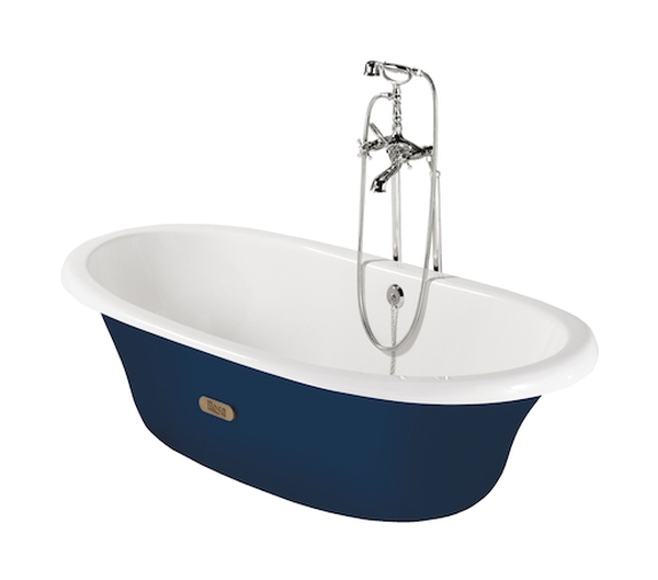 Roca Newcast vasca da bagno freestanding 170x85 cm ovale bicolore A233650004