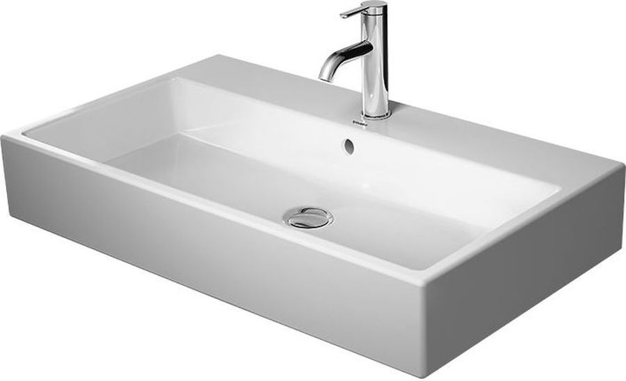 Duravit Vero Air lavabo 80x47 cm rettangolare a parete-da mobile bianco 2350800071