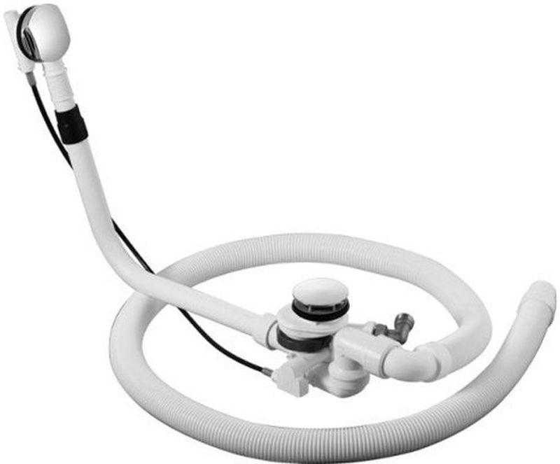 Duravit Quadroval sifone per vasca da bagno cromo 791228000001000