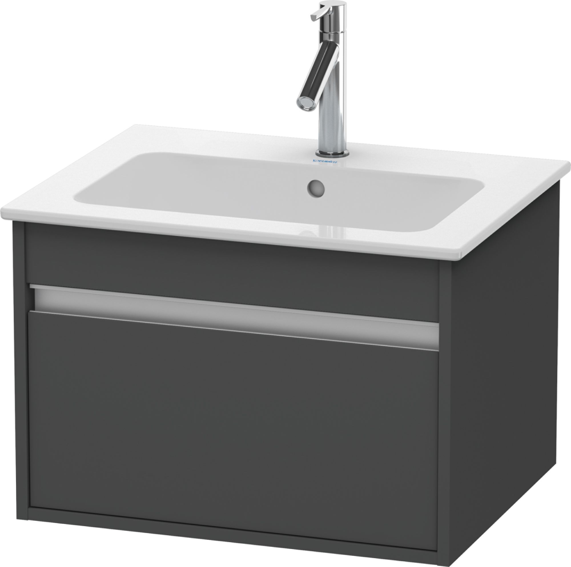 Duravit Ketho armadietto 60x47.5x41 cm sottolavabo sospeso grafite KT641804949