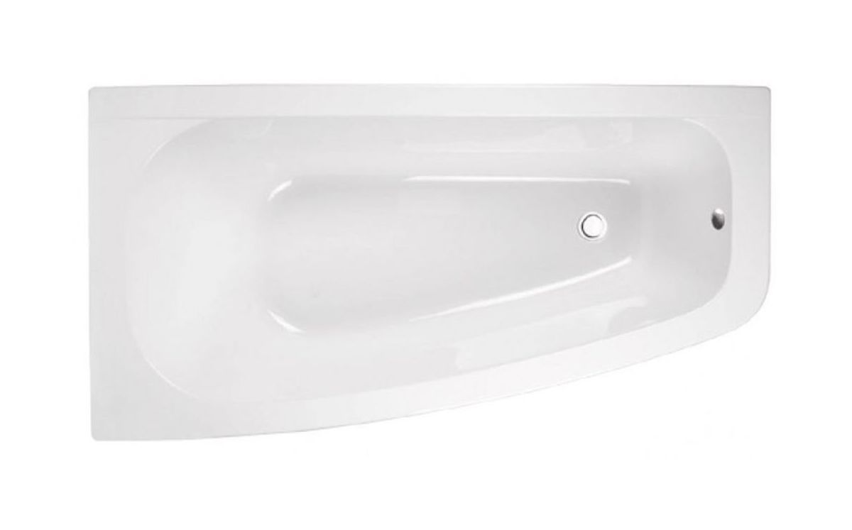 Besco Luna vasca da bagno angolare 150x80 cm sinistra bianco #WAL-150-NL