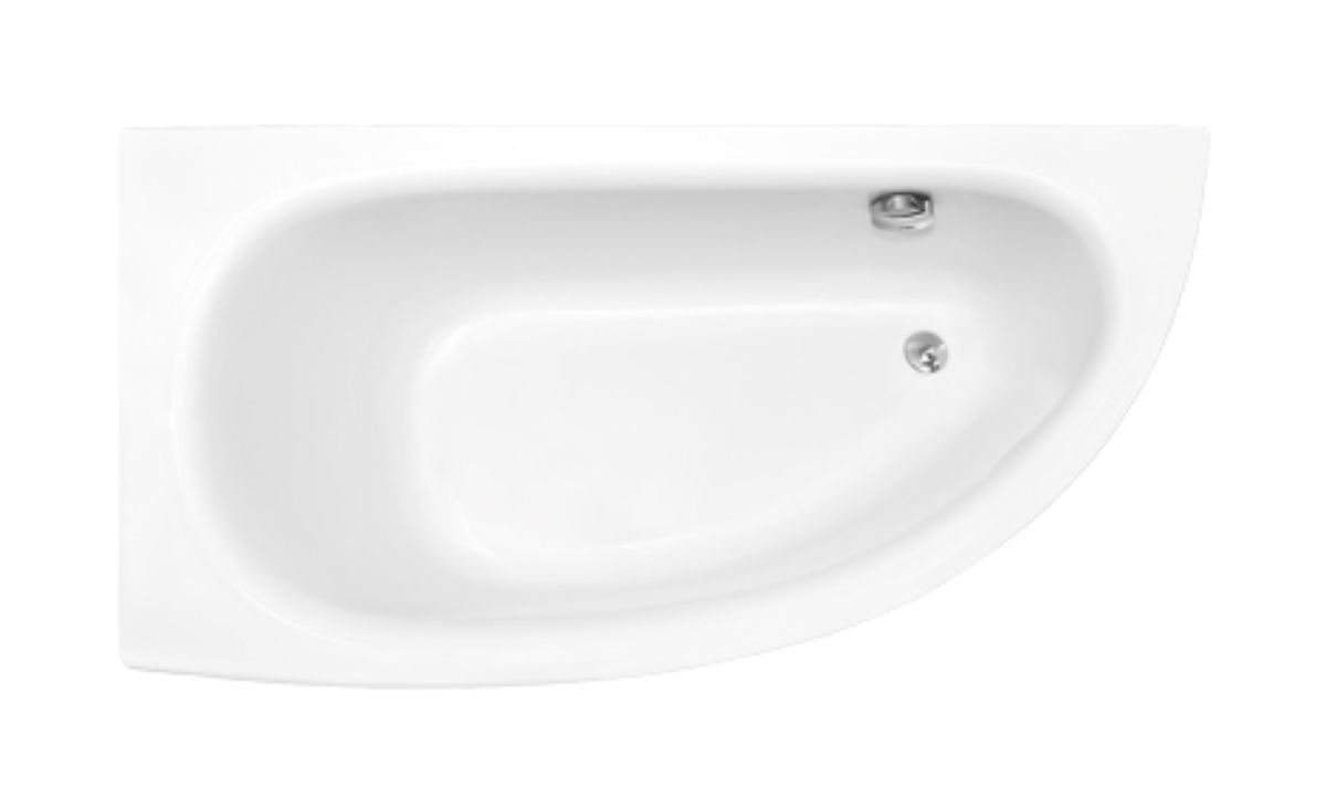 Besco Milena vasca da bagno angolare 150x69.5 cm sinistra bianco #WAM-150-NL