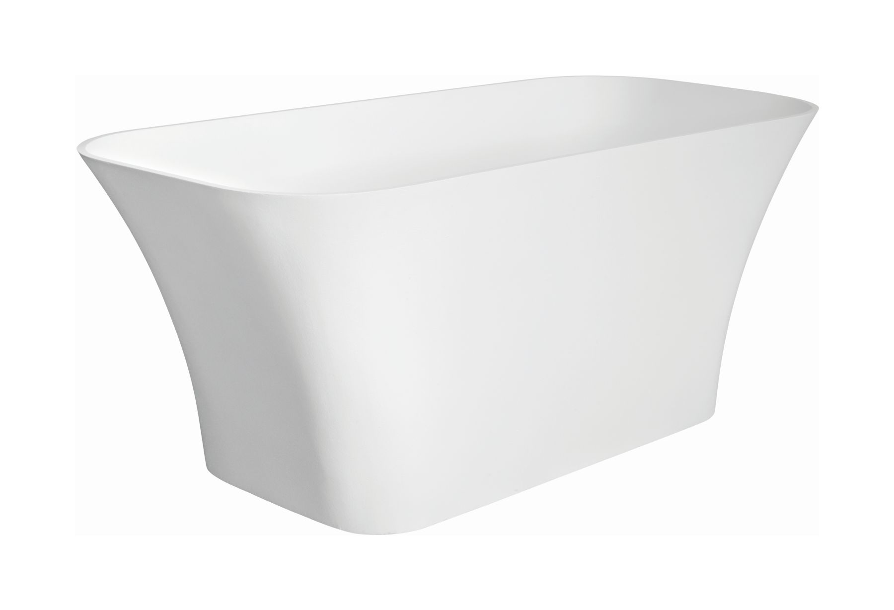Besco Assos vasca da bagno freestanding 159.4x70 cm ovale bianco #WMD-160-A