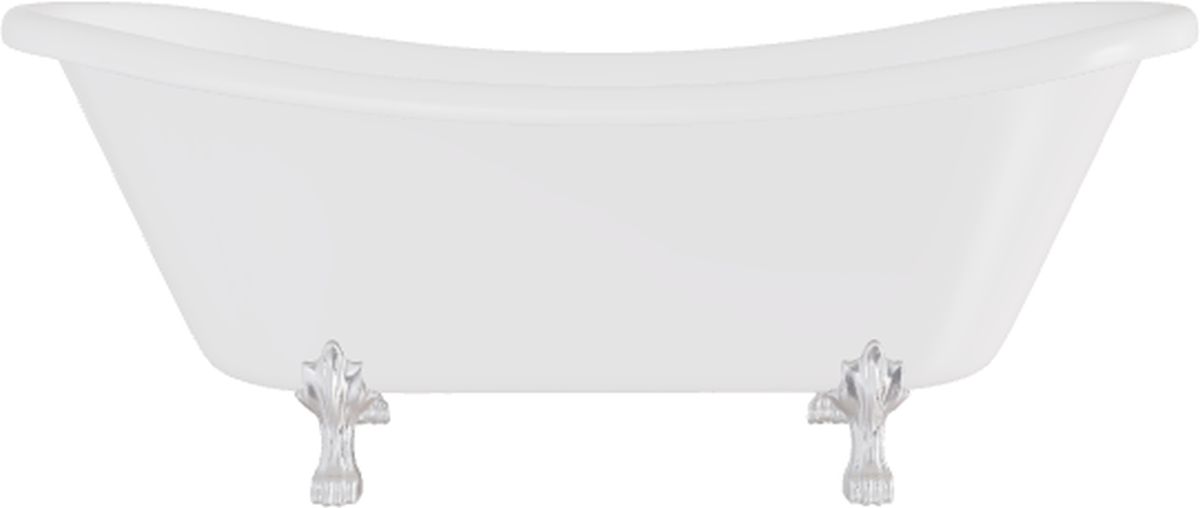 Besco Amelia vasca da bagno freestanding 189x76.5 cm ovale bianco #WKA-190W+C