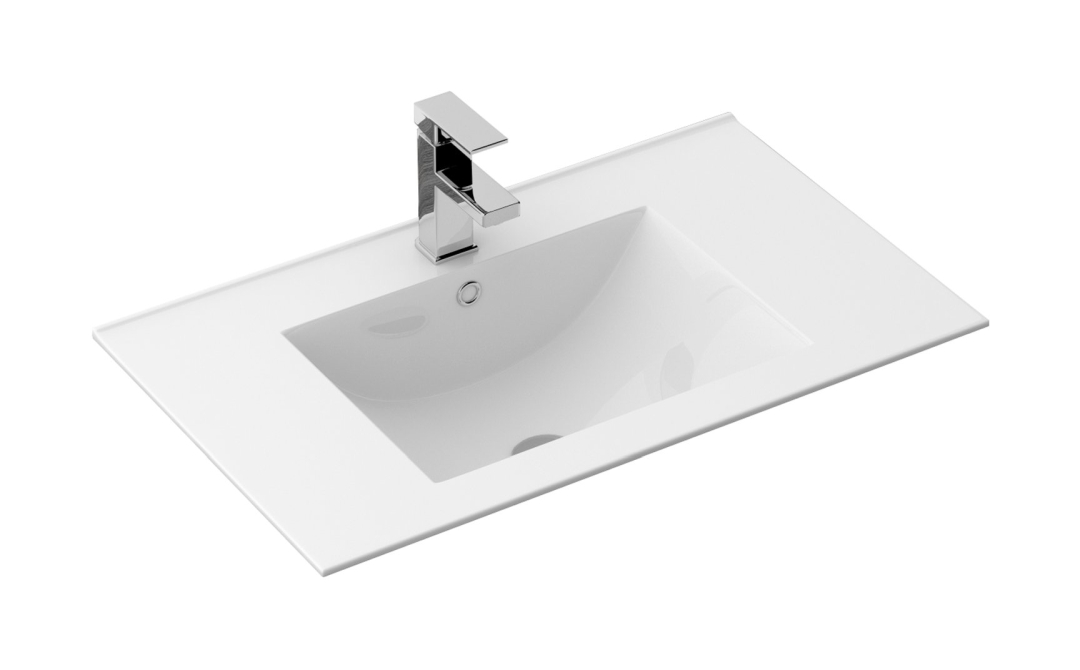 Rea Dafne lavabo 71.5x46.5 cm rettangolare da incasso bianco REA-U0190