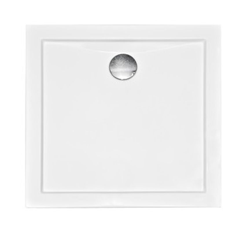 Besco Aquarius Slimline piatto doccia quadrato 80x80 cm bianco BAA-80-K