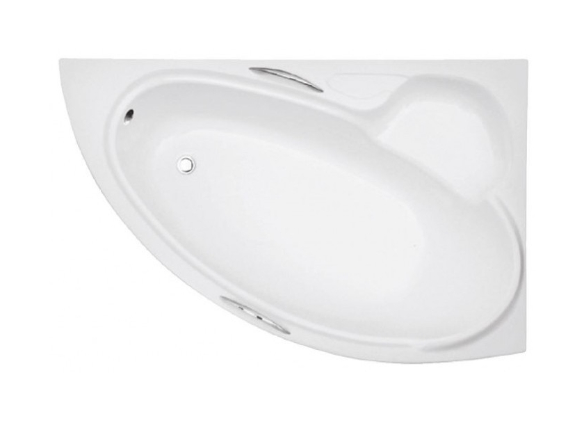 Besco Bianka vasca da bagno angolare 150x95 cm destra bianco #WAB-150-NP